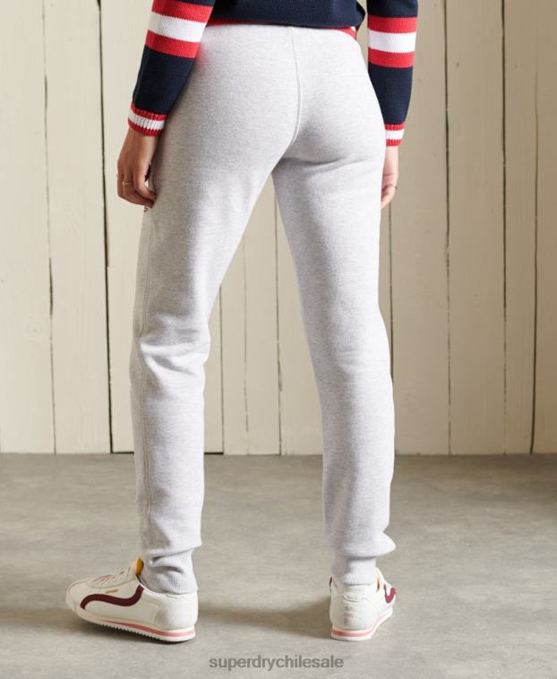 mujer Superdry gris claro corredores universitarios 2R68Z3934