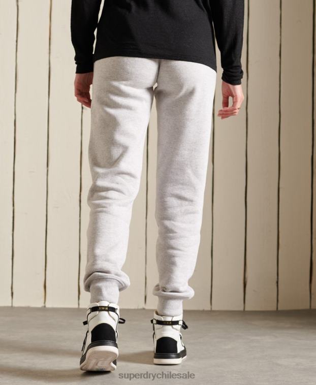 mujer Superdry gris claro orgullo en joggers artesanales 2R68Z6613