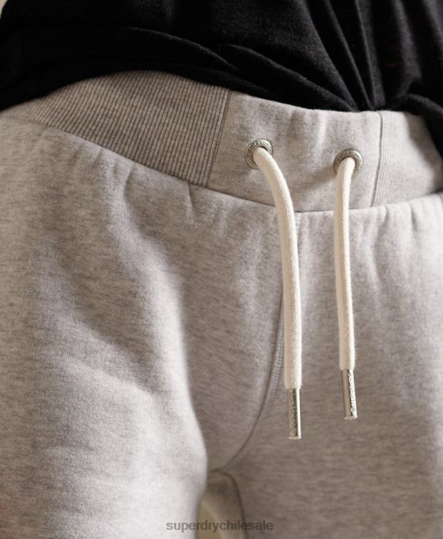 mujer Superdry gris claro orgullo en joggers artesanales 2R68Z6613