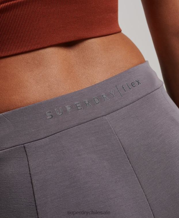 mujer Superdry gris joggers de vestir flexibles 2R68Z3919