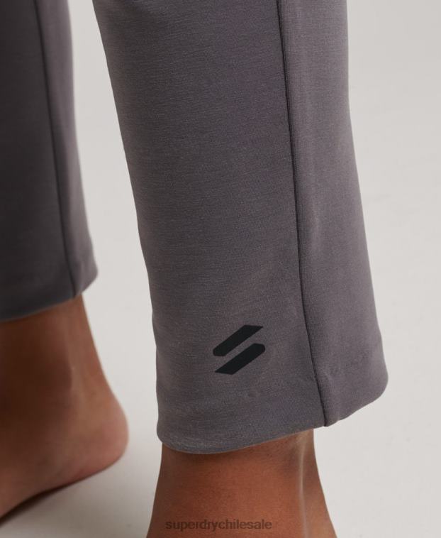 mujer Superdry gris joggers de vestir flexibles 2R68Z3919