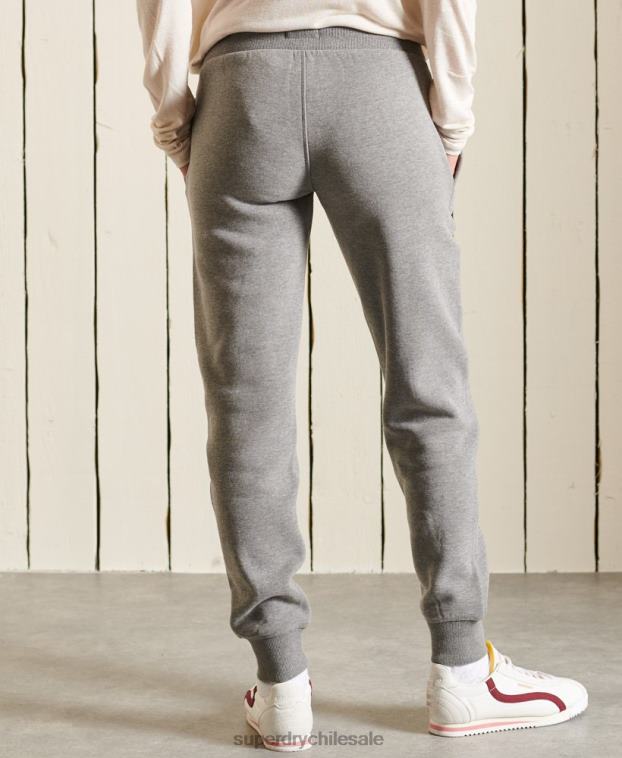 mujer Superdry gris oscuro orgullo en joggers artesanales 2R68Z3942