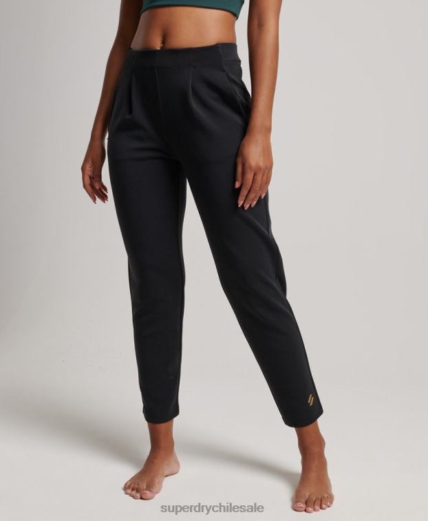 mujer Superdry negro joggers de vestir flexibles 2R68Z3923