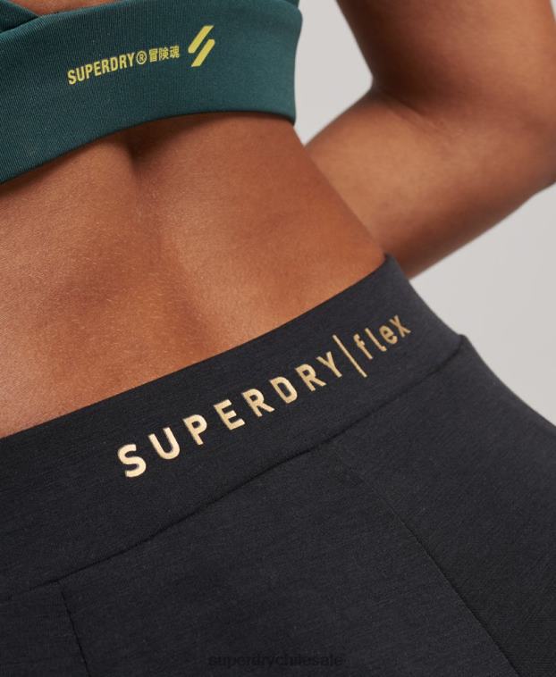 mujer Superdry negro joggers de vestir flexibles 2R68Z3923