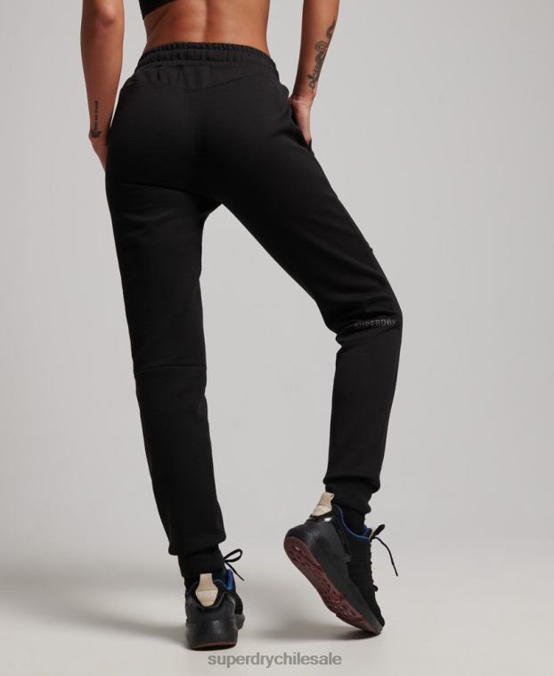 mujer Superdry negro joggers tecnológicos 2R68Z3921