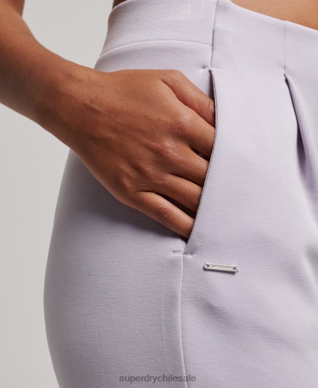mujer Superdry púrpura joggers de vestir flexibles 2R68Z3909