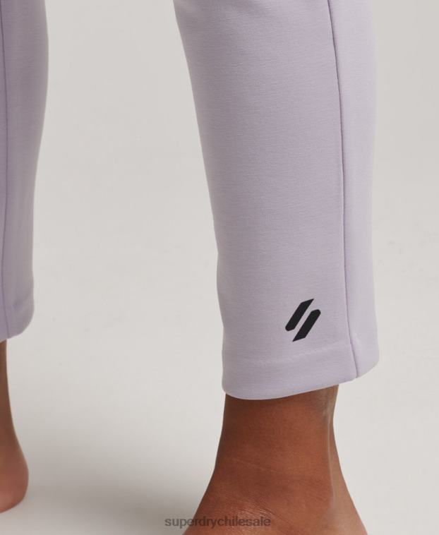 mujer Superdry púrpura joggers de vestir flexibles 2R68Z3909