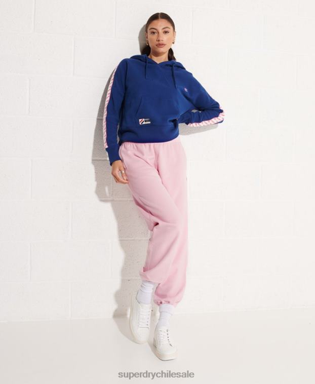 mujer Superdry rosa Joggers Code Essential de algodón orgánico 2R68Z6599