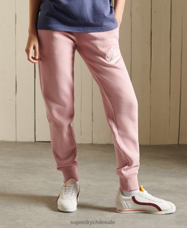 mujer Superdry rosa orgullo en joggers artesanales 2R68Z6683