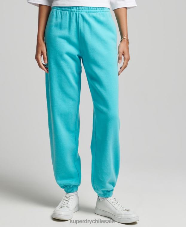 mujer Superdry turquesa joggers de novio esenciales 2R68Z3932