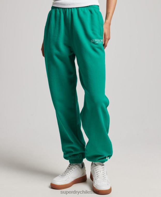 mujer Superdry verde joggers deportivos básicos 2R68Z3931