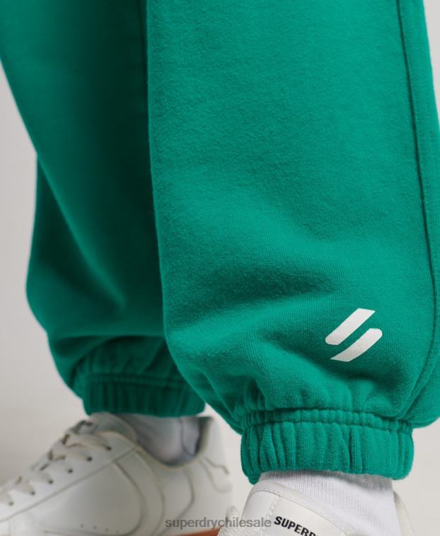 mujer Superdry verde joggers deportivos básicos 2R68Z3931