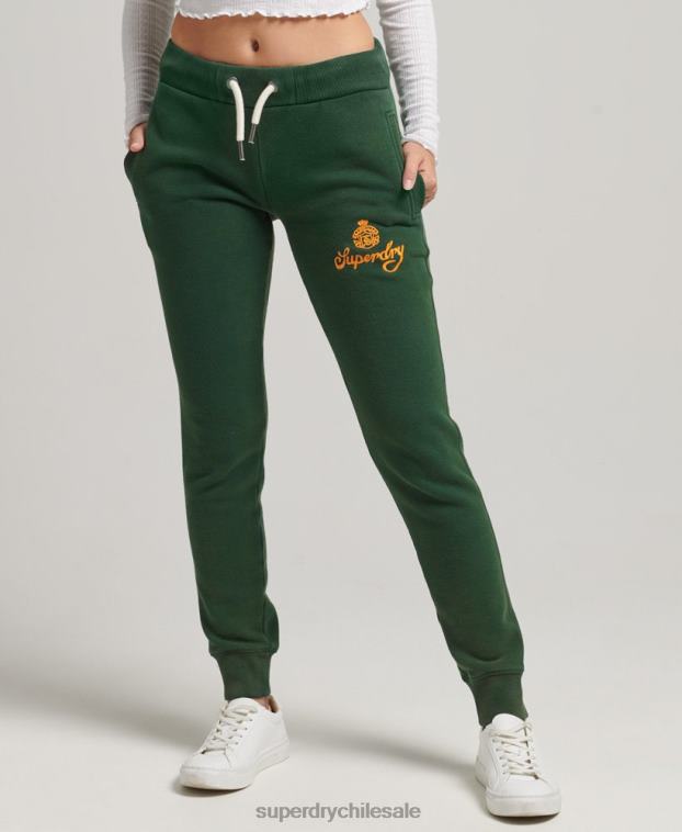 mujer Superdry verde joggers orgullo y artesanía 2R68Z3910