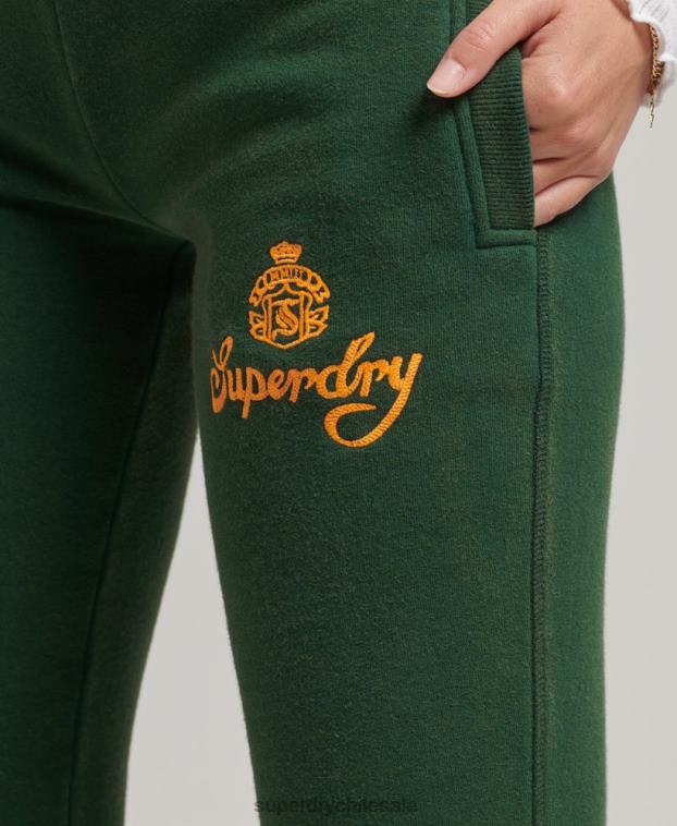mujer Superdry verde joggers orgullo y artesanía 2R68Z3910