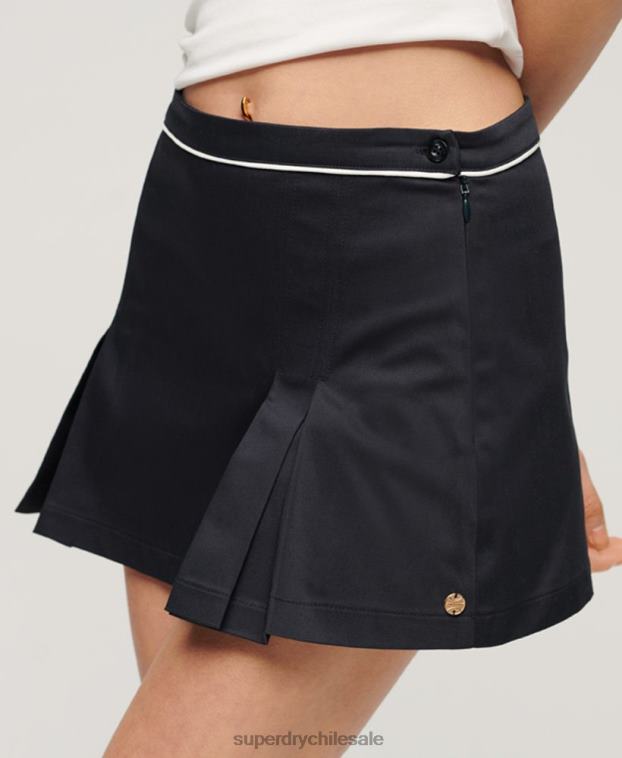 mujer Superdry Armada falda de tenis 2R68Z2218