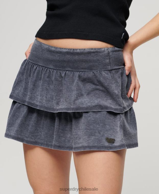 mujer Superdry Armada minifalda de los 90 2R68Z4117