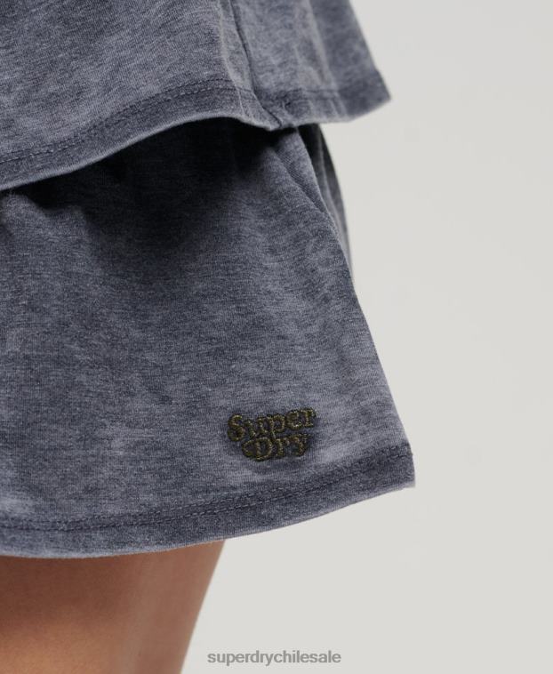 mujer Superdry Armada minifalda de los 90 2R68Z4117