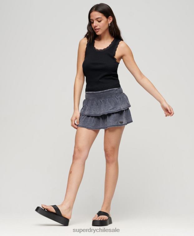 mujer Superdry Armada minifalda de los 90 2R68Z4117