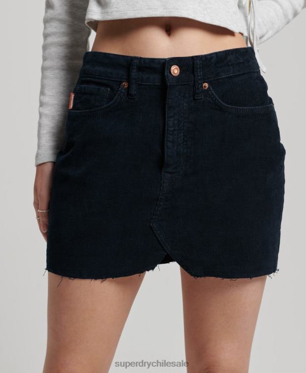 mujer Superdry Armada minifalda de pana vintage 2R68Z4137