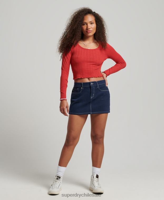 mujer Superdry Armada minifalda de ropa de trabajo 2R68Z4142