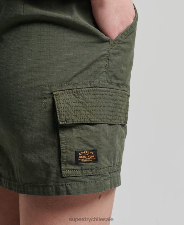 mujer Superdry caqui minifalda utilitaria vintage 2R68Z6519