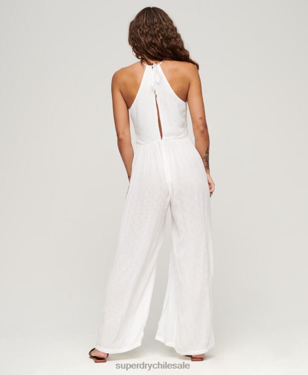mujer Superdry blanco mono bordado 2R68Z2040