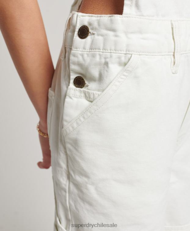 mujer Superdry crema peto de carpintero vintage 2R68Z4096