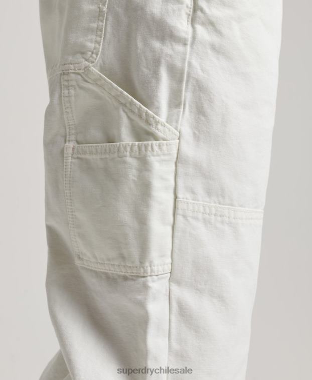 mujer Superdry crema peto de carpintero vintage 2R68Z4096
