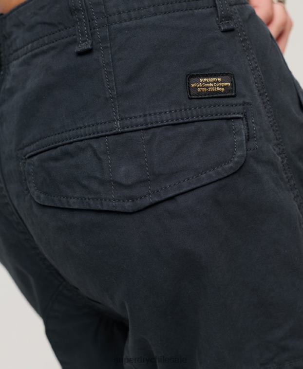 mujer Superdry Armada pantalones cargo baggy de algodón orgánico 2R68Z2566