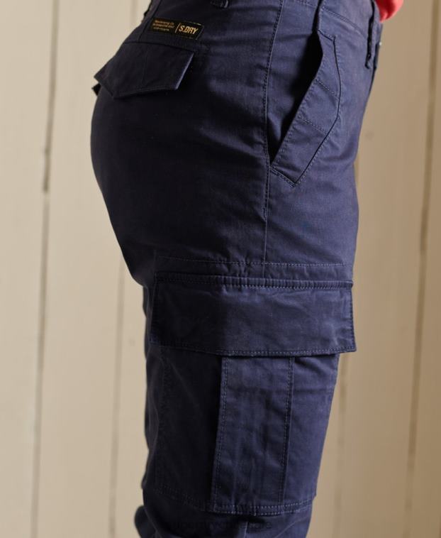 mujer Superdry Armada pantalones cargo slim de algodón orgánico 2R68Z2599
