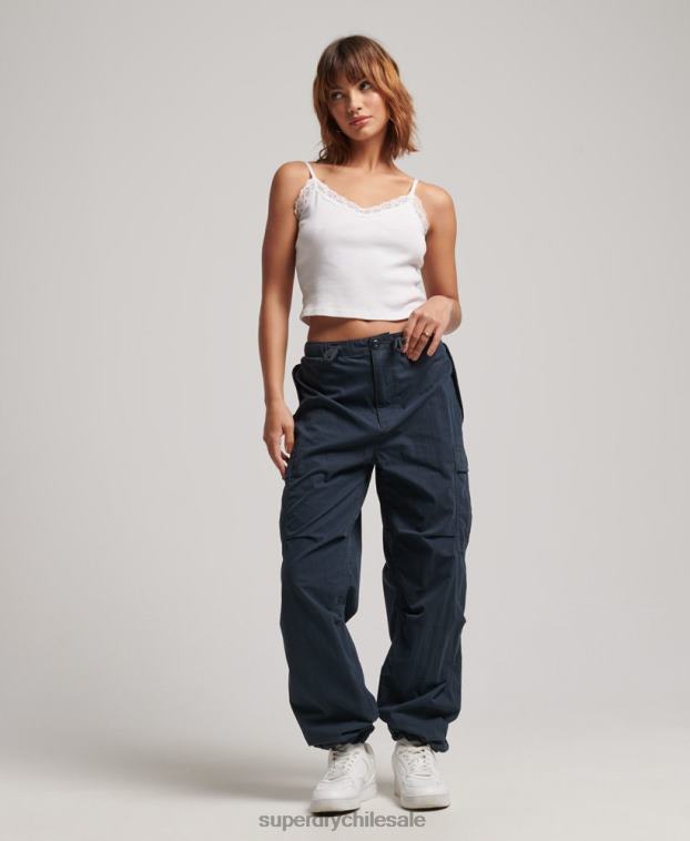 mujer Superdry Armada pantalones con agarre de paracaídas 2R68Z2563
