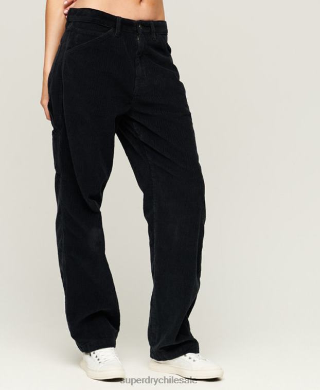 mujer Superdry Armada pantalones de carpintero de pana 2R68Z2594