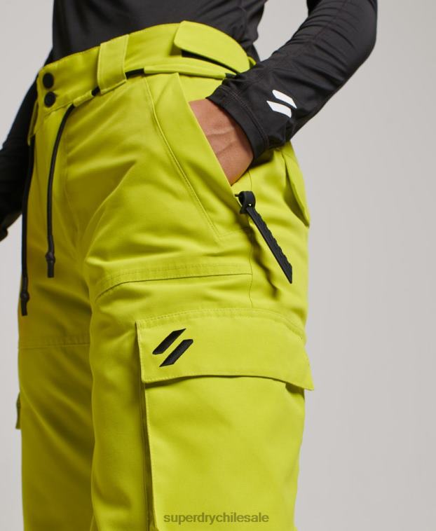 mujer Superdry amarillo últimos pantalones de rescate 2R68Z2595