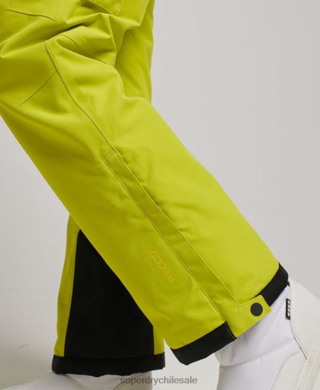 mujer Superdry amarillo últimos pantalones de rescate 2R68Z2595