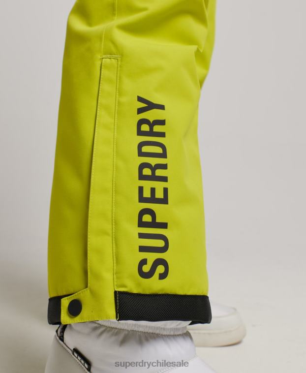mujer Superdry amarillo últimos pantalones de rescate 2R68Z2595
