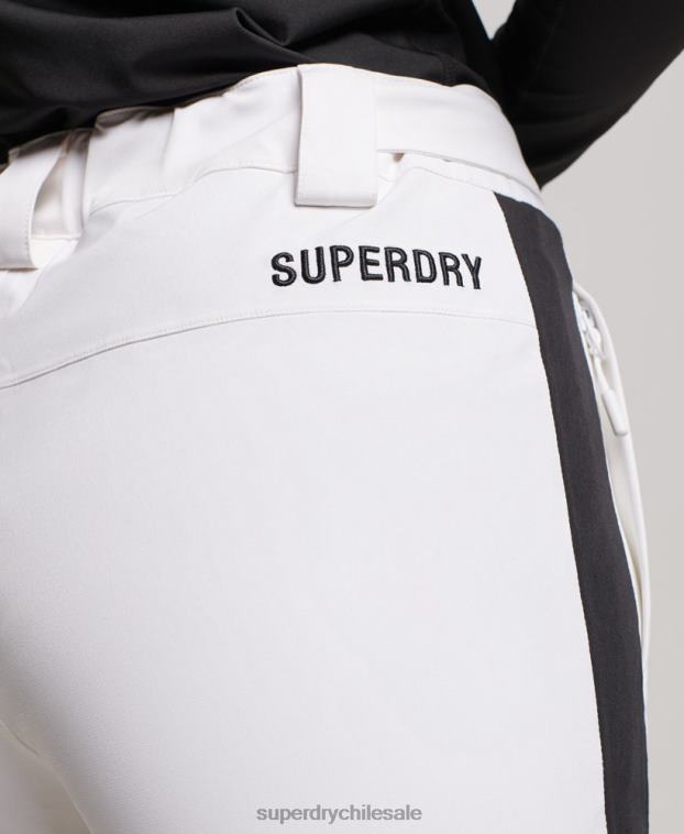mujer Superdry blanco pantalones de nieve básicos 2R68Z2592