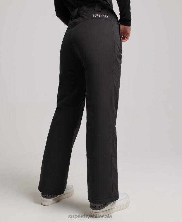 mujer Superdry negro pantalones de nieve básicos 2R68Z2591