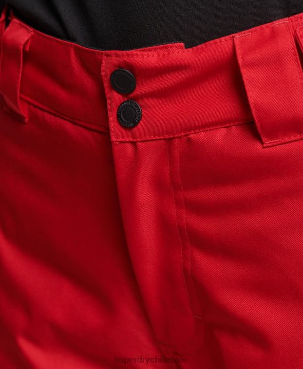 mujer Superdry rojo pantalones de rescate 2R68Z6548