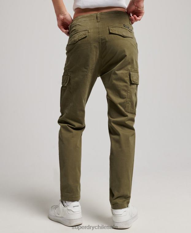 mujer Superdry verde pantalones cargo slim de algodón orgánico 2R68Z2569