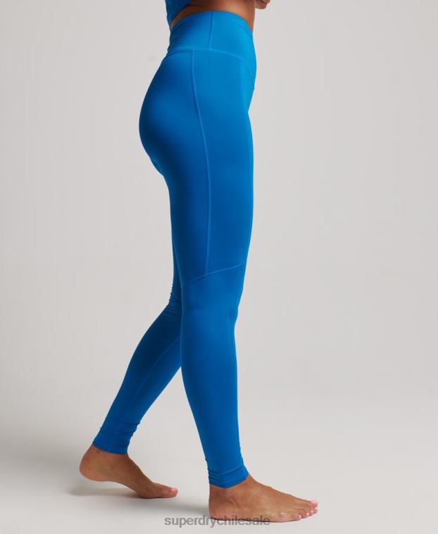 mujer Superdry azul leggins de capa base 2R68Z4074