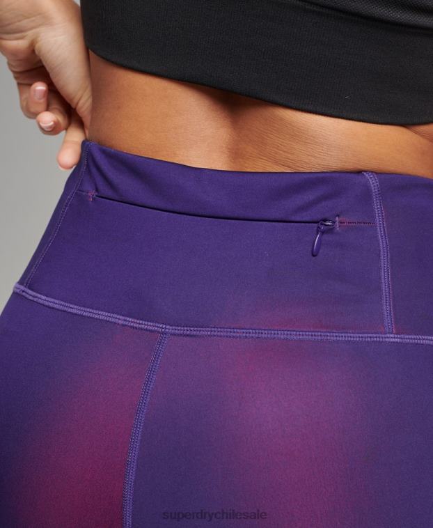 mujer Superdry azul leggins esenciales de entrenamiento 2R68Z4045