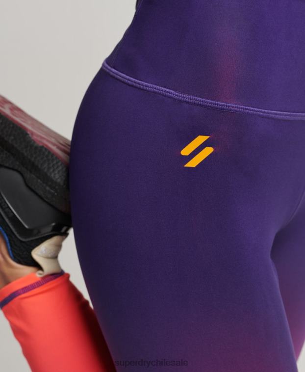 mujer Superdry azul leggins esenciales de entrenamiento 2R68Z4045