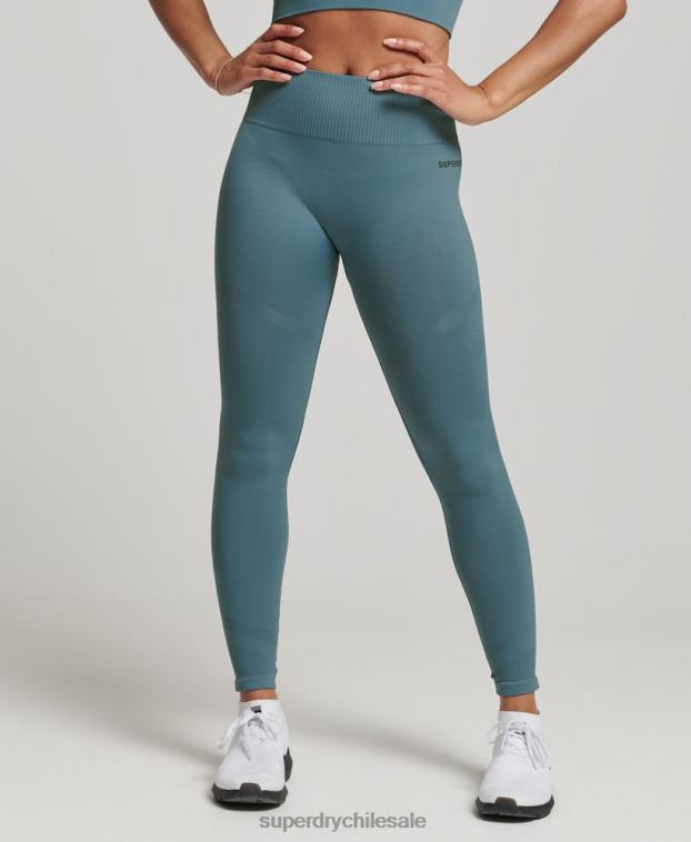 mujer Superdry azul medias core sin costuras 2R68Z4064