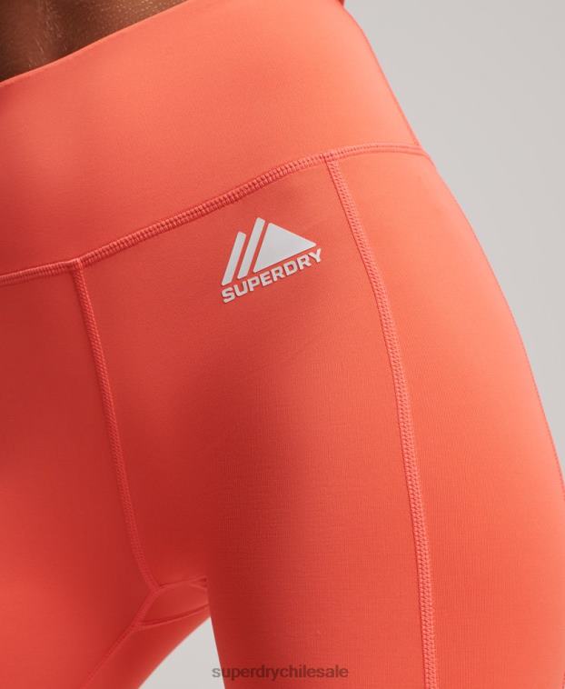 mujer Superdry coral leggins de capa base 2R68Z4079