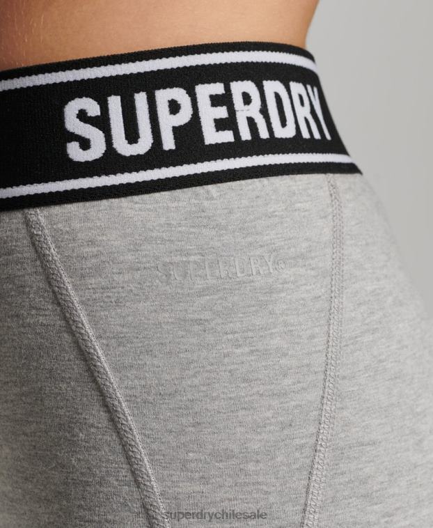mujer Superdry gris leggins con cinta independiente 2R68Z6585
