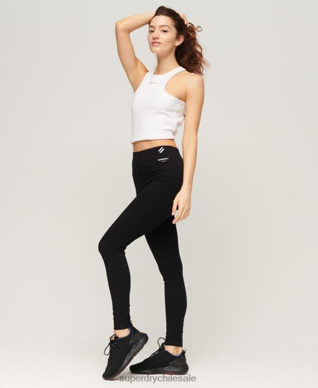 mujer Superdry negro código esencial legging 2R68Z4057