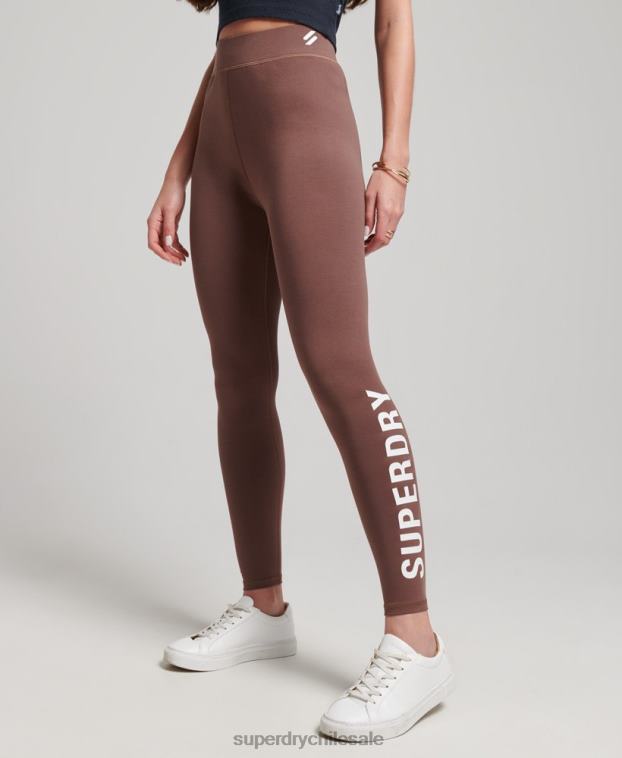 mujer Superdry polvoriento leggins con cintura alta 2R68Z4091