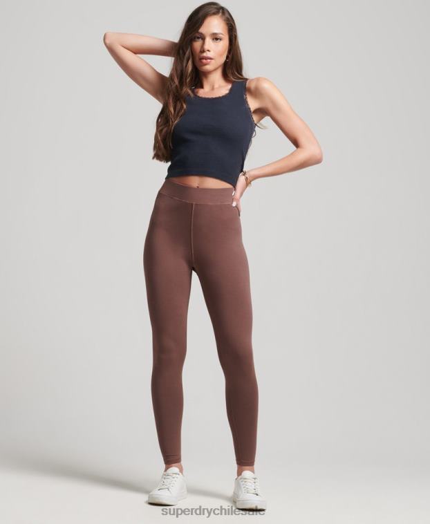 mujer Superdry polvoriento leggins con cintura alta 2R68Z4091