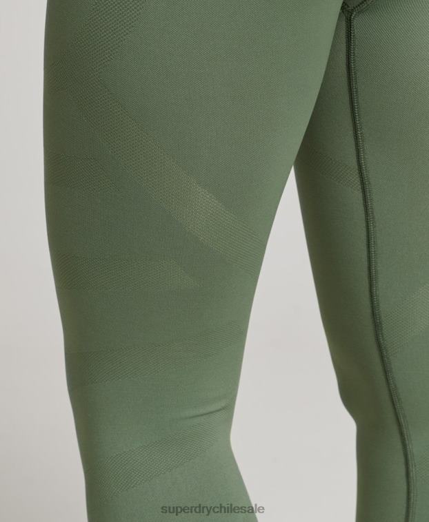 mujer Superdry verde medias core sin costuras 2R68Z4058