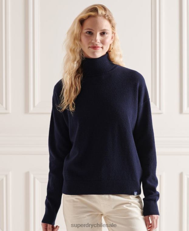 mujer Superdry Armada suéter con cuello vuelto 2R68Z4017